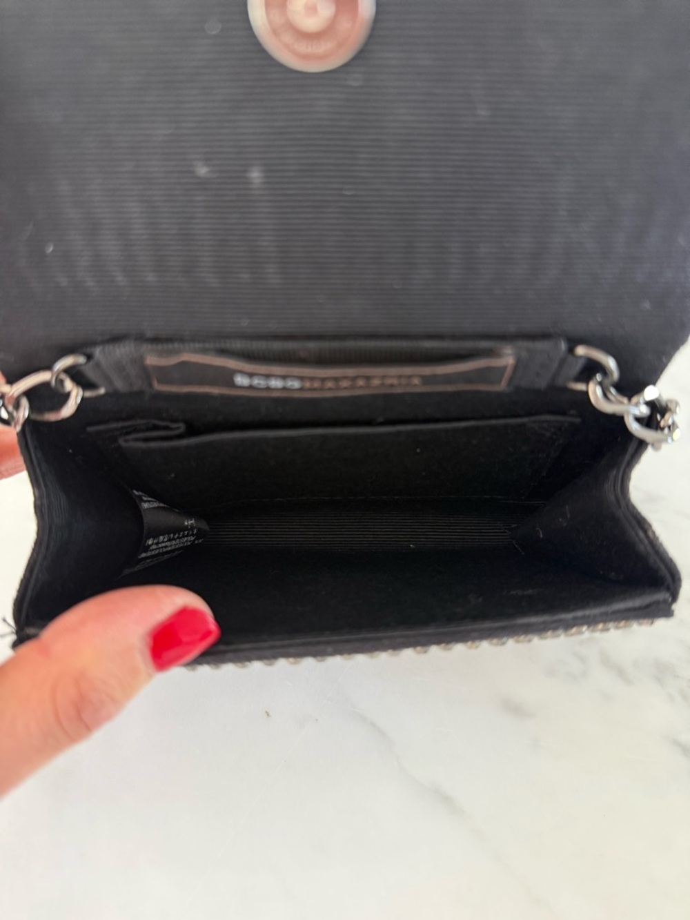 BCBG Max Azria Studded Mini Chain Bag - Picture 7 of 11